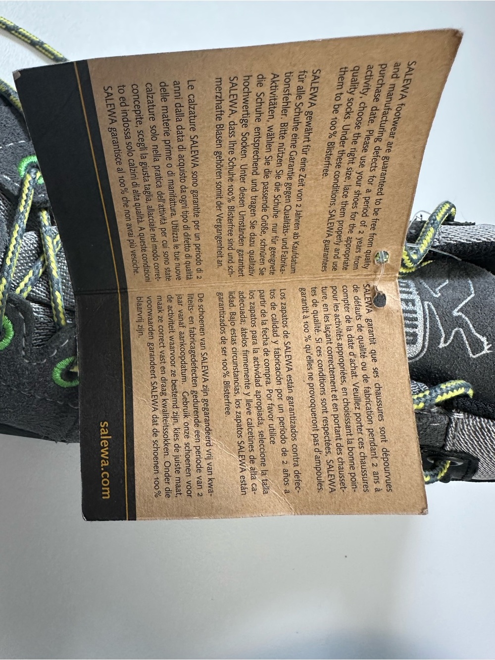 Salewa AlpineFit 3F Men's Gray Athletic Hiking Shoes - Picture 8 of 9